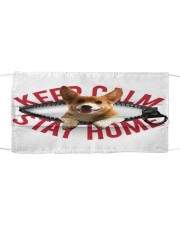 Corgi-Mask-Stay Home Cloth face mask front