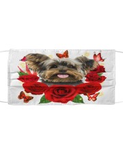Yorkshire Terrier-Face Mask-Rose Cloth face mask front