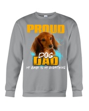 Dachshund-03-Proud Dog Dad Crewneck Sweatshirt tile