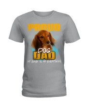 Dachshund-03-Proud Dog Dad Ladies T-Shirt tile