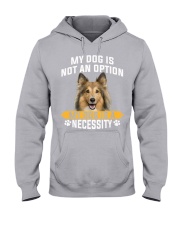 Shetland Sheepdog-Necessity Hooded Sweatshirt tile