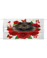 Keeshond-Face Mask-Rose Cloth face mask front