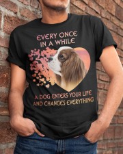 Cavalier King Charles Spaniel-02-Enters Your Life Classic T-Shirt apparel-classic-tshirt-lifestyle-26