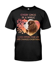 Cavalier King Charles Spaniel-02-Enters Your Life Classic T-Shirt front