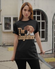 Dachshund-02-The Dogfather Classic T-Shirt apparel-classic-tshirt-lifestyle-19