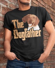 Dachshund-02-The Dogfather Classic T-Shirt apparel-classic-tshirt-lifestyle-26