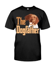 Dachshund-02-The Dogfather Classic T-Shirt front