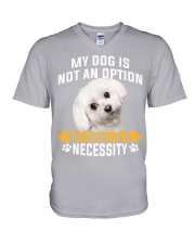 Maltese-02-Necessity V-Neck T-Shirt tile