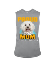 Bichon Frise-Proud Dog Mom Sleeveless Tee tile