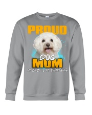 Bichon Frise-Proud Dog Mom Crewneck Sweatshirt tile