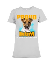 Jack Russell Terrier-Proud Dog Mom Premium Fit Ladies Tee tile