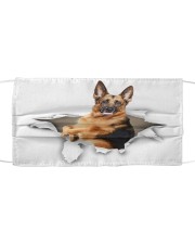 German Shepherd-Face Mask-Torn02 Cloth face mask front