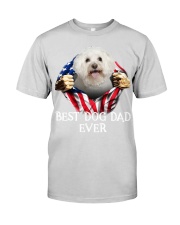 Bichon Frise-Dog Flag-Dad Premium Fit Mens Tee tile