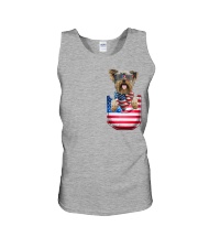 Yorkshire Terrier-Flag Pocket Unisex Tank tile