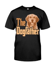 Golden Retriever-The Dogfather Classic T-Shirt front