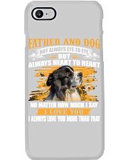 Border Collie-Father And Dog Phone Case tile
