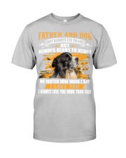 Border Collie-Father And Dog Classic T-Shirt tile