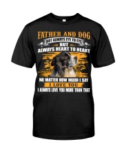Border Collie-Father And Dog Classic T-Shirt front