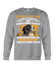 Border Collie-Father And Dog Crewneck Sweatshirt tile