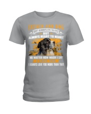 Border Collie-Father And Dog Ladies T-Shirt tile