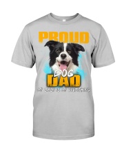 Border Collie-Proud Dog Dad Classic T-Shirt tile