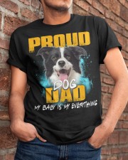 Border Collie-Proud Dog Dad Classic T-Shirt apparel-classic-tshirt-lifestyle-26