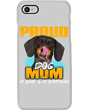 Dachshund-Proud Dog Mom Phone Case tile