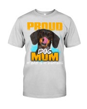 Dachshund-Proud Dog Mom Premium Fit Mens Tee tile