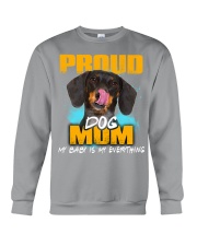 Dachshund-Proud Dog Mom Crewneck Sweatshirt tile