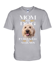 Goldendoodle-Mom And Dog V-Neck T-Shirt tile