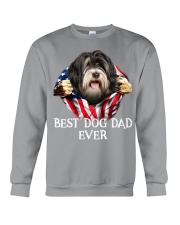 Tibetan Terrier-Dog Flag-Dad Crewneck Sweatshirt tile