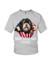 Tibetan Terrier-Dog Flag-Dad Youth T-Shirt tile