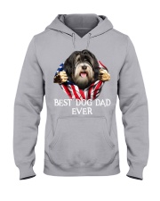 Tibetan Terrier-Dog Flag-Dad Hooded Sweatshirt tile