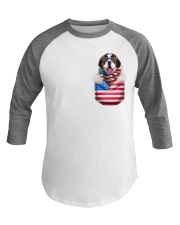 St Bernard-Flag Pocket Baseball Tee tile