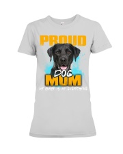 Labrador-Proud Dog Mom Premium Fit Ladies Tee tile