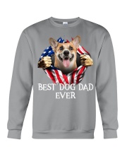 Corgi-Dog Flag-Dad Crewneck Sweatshirt tile