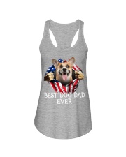 Corgi-Dog Flag-Dad Ladies Flowy Tank tile