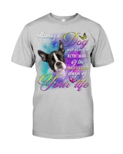 Boston Terrier-Bless You Classic T-Shirt tile