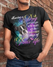 Boston Terrier-Bless You Classic T-Shirt apparel-classic-tshirt-lifestyle-26