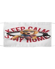 Golden Retriever-US-Keep Calm Cloth face mask front