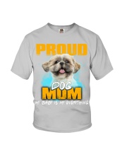 Shih Tzu-02-Proud Dog Mom Youth T-Shirt tile