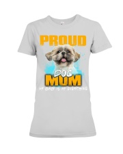 Shih Tzu-02-Proud Dog Mom Premium Fit Ladies Tee tile