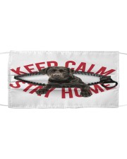 Labrador-Black-Mask-Stay Home Cloth face mask front