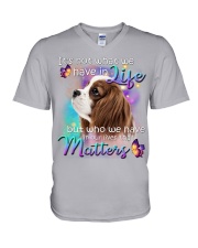 Cavalier King Charles Spaniel-02-That Matters V-Neck T-Shirt tile
