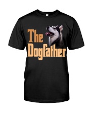 Husky-02-The Dogfather-02 Classic T-Shirt front