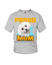 Maltese-02-Proud Dog Mom Youth T-Shirt tile