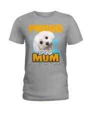 Maltese-02-Proud Dog Mom Ladies T-Shirt tile