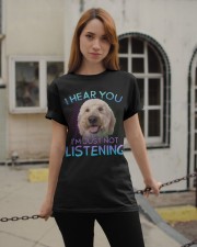 Goldendoodle-I Hear You Classic T-Shirt apparel-classic-tshirt-lifestyle-19