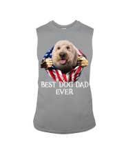 Goldendoodle-Dog Flag-Dad Sleeveless Tee tile