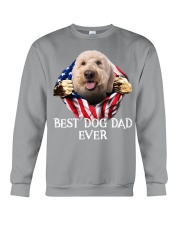Goldendoodle-Dog Flag-Dad Crewneck Sweatshirt tile
